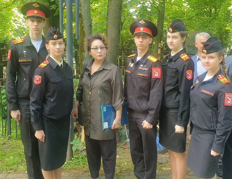 Мероприятие ко Дню России на Ваганьковском кладбище